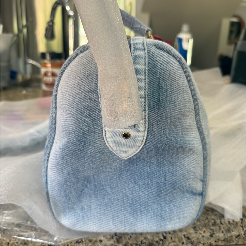 Coach Loved Denim Large Rowan Satchel AS SHOWN!! - Picture 6 of 10